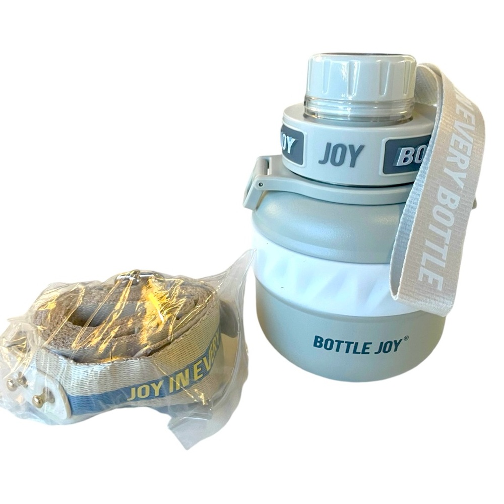 Joy Water Bottle with Crossbody Strap